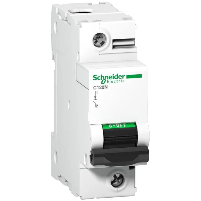 Miniature circuit-breaker. Acti9 C120N. 1 pole. 125 A. C curve. 10000 A (IEC 60898-1). 10 kA (IEC 60947-2)