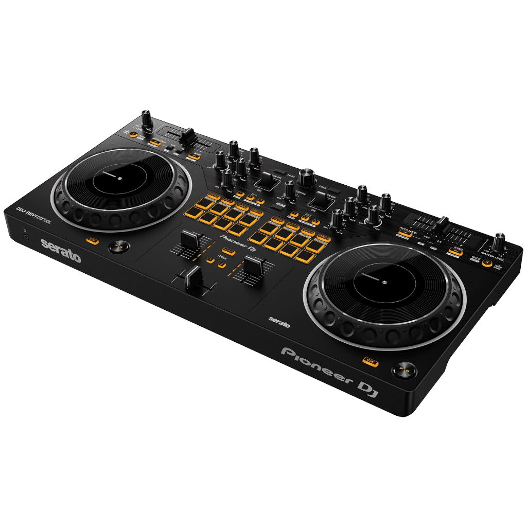 Pioneer DDJ-REV1 Scratch-style 2-channel DJ controller for Serato DJ Lite (Black)