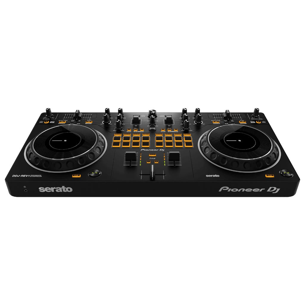 Pioneer DDJ-REV1 Scratch-style 2-channel DJ controller for Serato DJ Lite (Black)